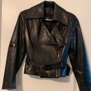 BEBE San Francisco leather jacket